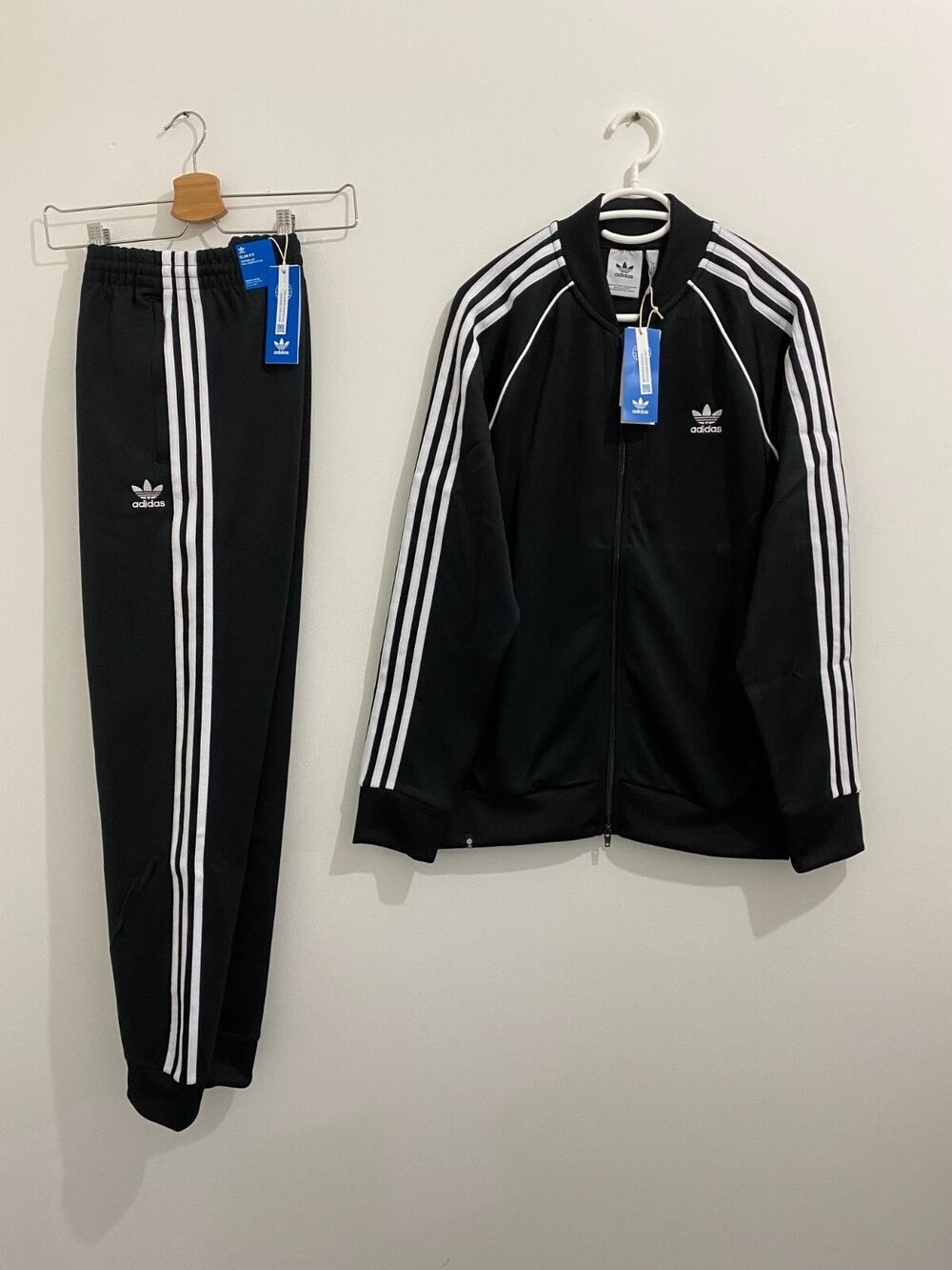 Adidas Originals Classics Superstar Tracksuit Black White Size 2XL
